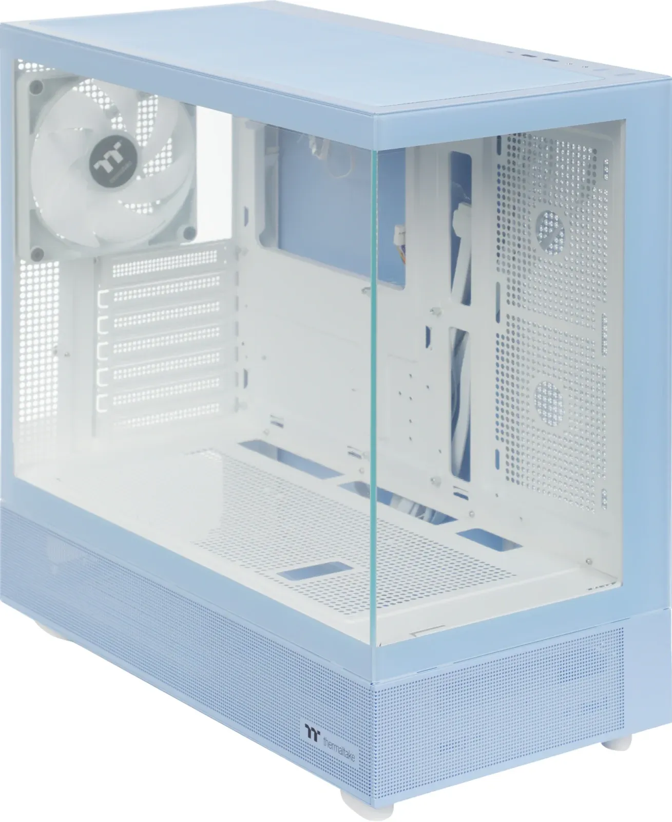 Корпус Thermaltake View 270 TG ARGB Hydrangea голубой без БП ATX 9x120mm 2x140mm 1x200mm 2xUSB3.0 audio bott PSU - фото 6