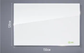 Доска стеклянная Cactus CS-GBD-120X150-UWT-TM Сквозное крепление стекло ультра белый 120x150см стекло крепления - фото 8
