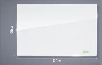 Доска стеклянная Cactus CS-GBD-90X120-UWT-TM Сквозное крепление стекло ультра белый 90x120см стекло крепления - фото 8