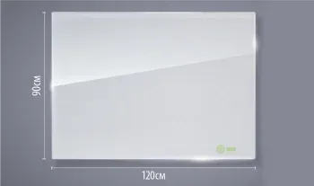 Доска стеклянная Cactus CS-GBD-90X120-WT-TM Сквозное крепление стекло белый 90x120см стекло крепления - фото 8