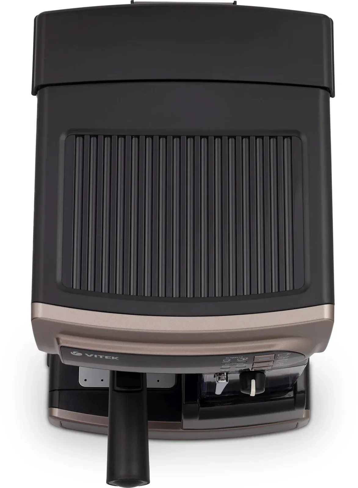 Кофеварка рожковая Vitek VT-1517 BN 1238Вт коричневый/черный - фото 6