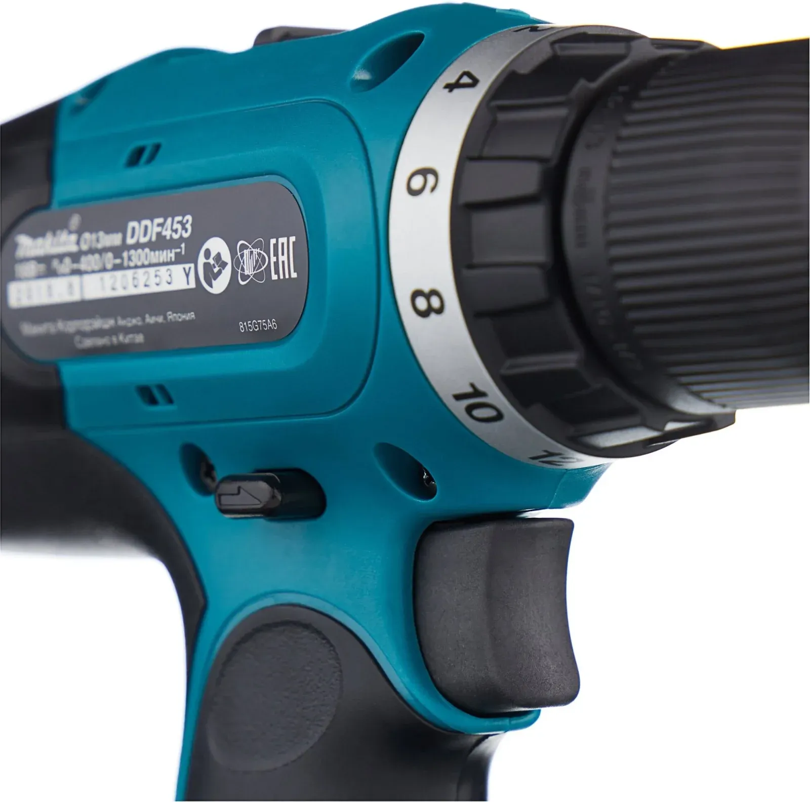 Дрель-шуруповерт Makita DDF453SYE аккум. патрон:быстрозажимной кейс в комплекте - фото 5