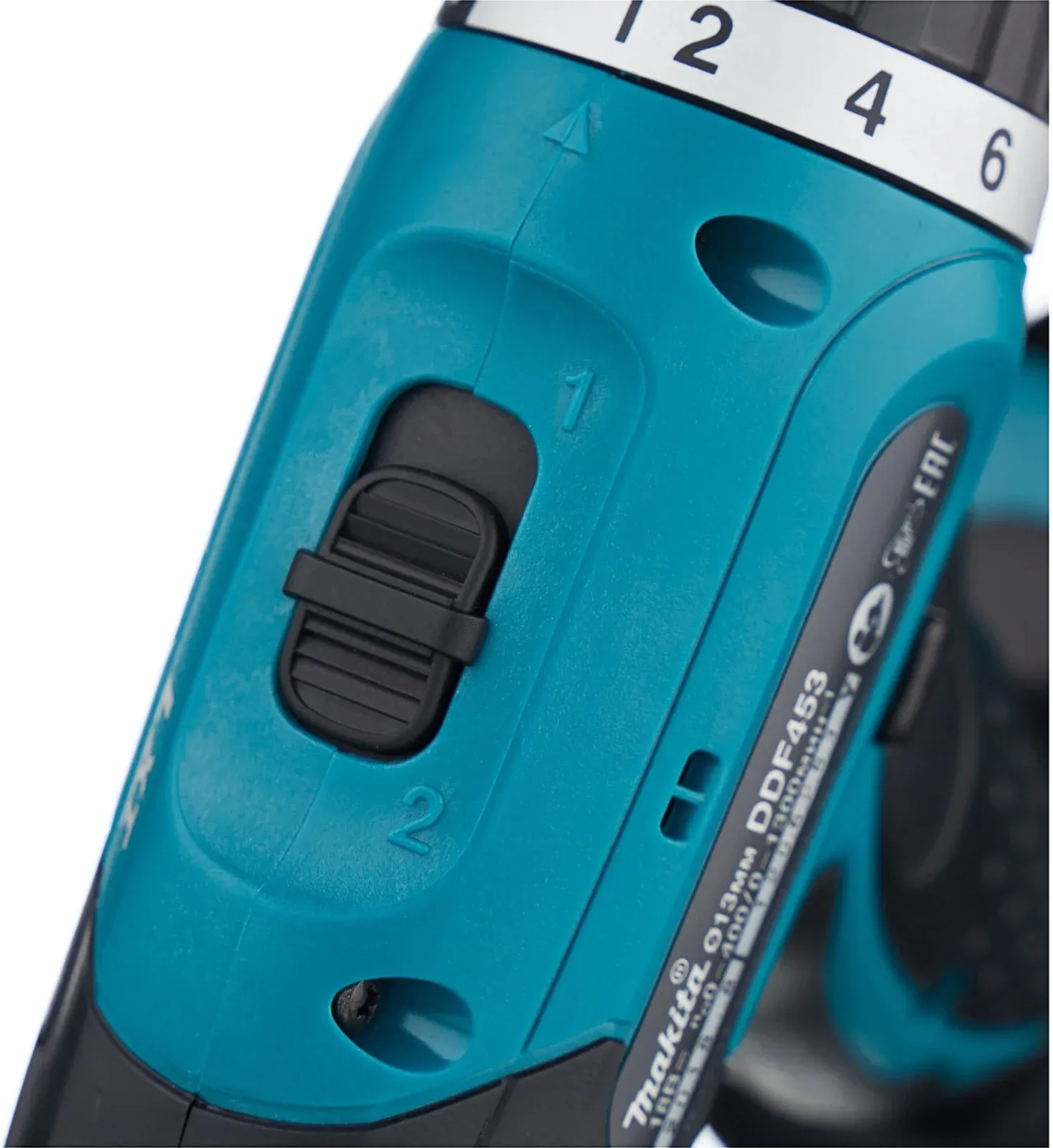 Дрель-шуруповерт Makita DDF453SYE аккум. патрон:быстрозажимной кейс в комплекте - фото 6