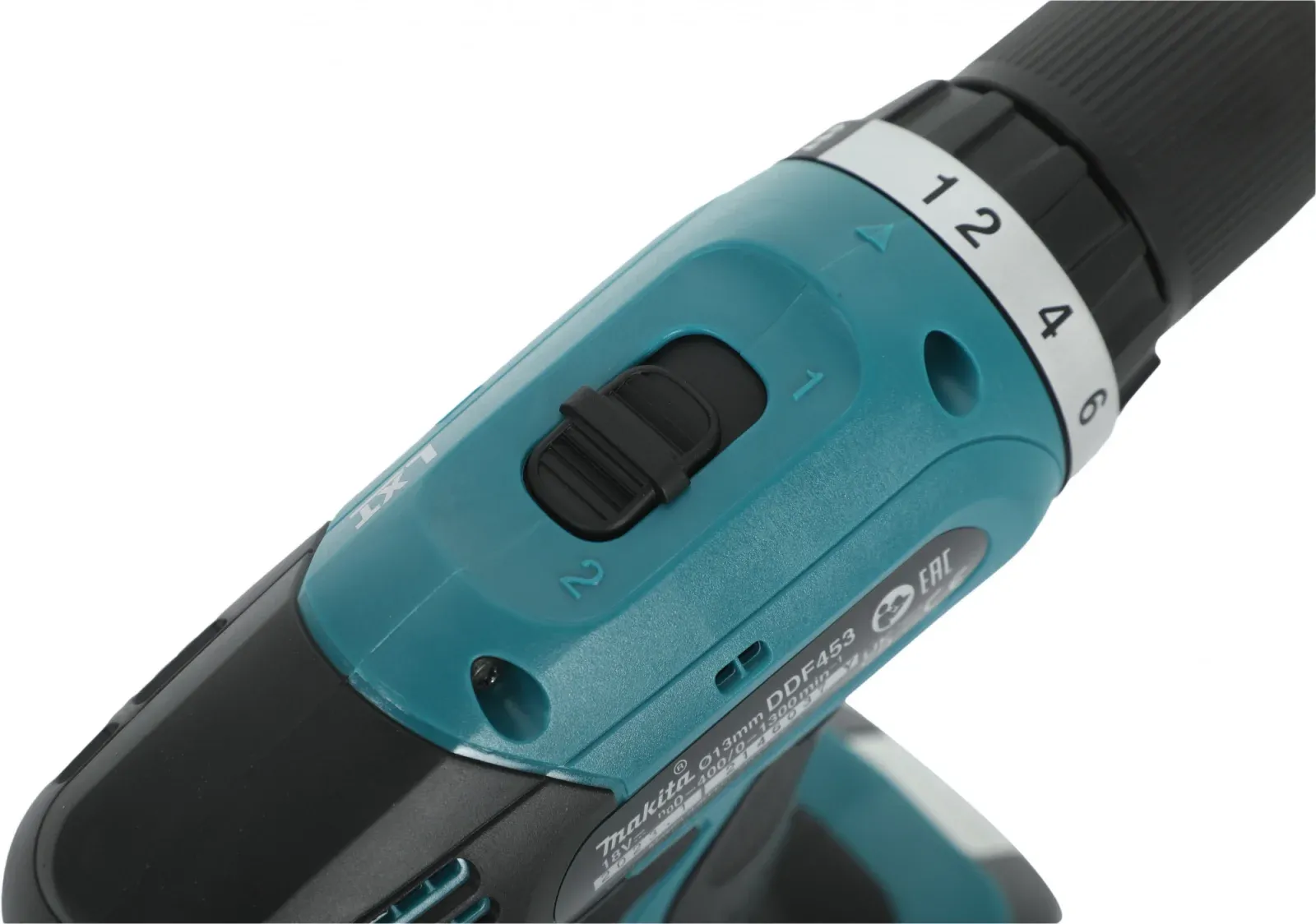 Дрель-шуруповерт Makita DDF453RFE аккум. патрон:быстрозажимной кейс в комплекте - фото 5