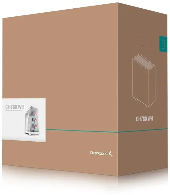 Корпус Deepcool CH780 белый без БП ATX 9x120mm 9x140mm 4x180mm 4x200mm 4xUSB3.0 audio bott PSU - фото 7