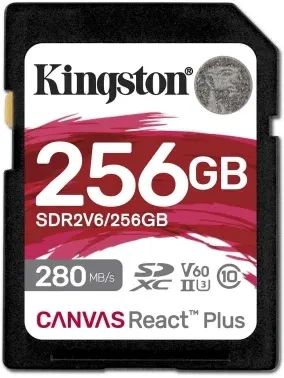 Флеш карта SDXC 256GB Kingston SDR2V6/256GB Canvas React Plus w/o adapter - фото 7
