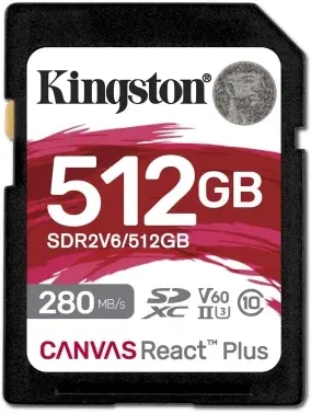 Флеш карта SDXC 512GB Kingston SDR2V6/512GB Canvas React Plus w/o adapter - фото 7