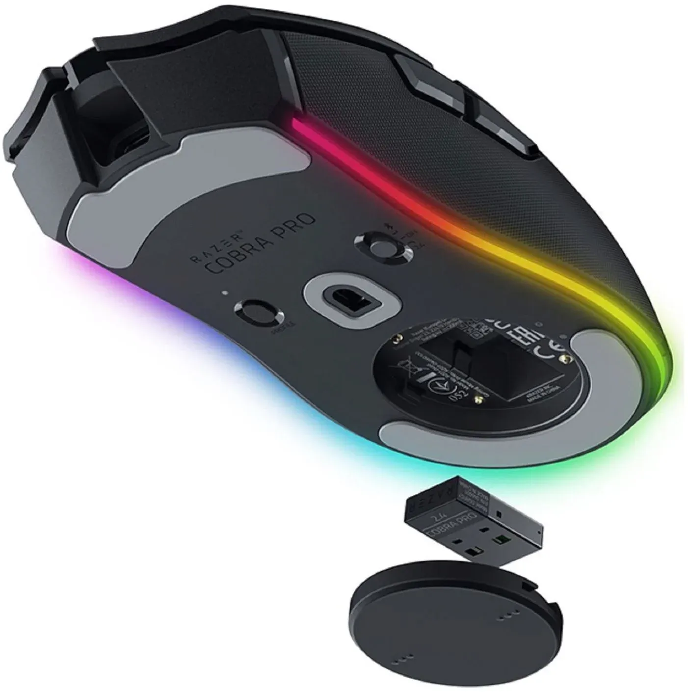 Мышь Razer Cobra Pro черный оптическая 30000dpi беспров. BT/Radio USB для ноутбука 8but RZ01-04660100-R3G1 - фото 6