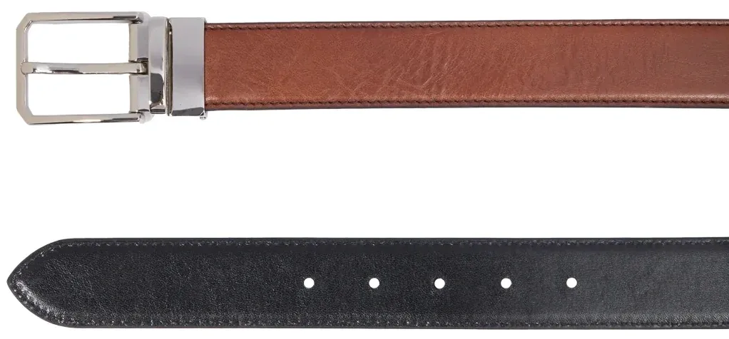 Ремень мужской The Bridge Brunelleschi 03450401/6V-110х3.5см коричневый/черный натур.кожа - фото 2