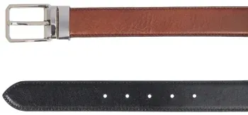 Ремень мужской The Bridge Brunelleschi 03450401/6V-110х3.5см коричневый/черный натур.кожа - фото 8