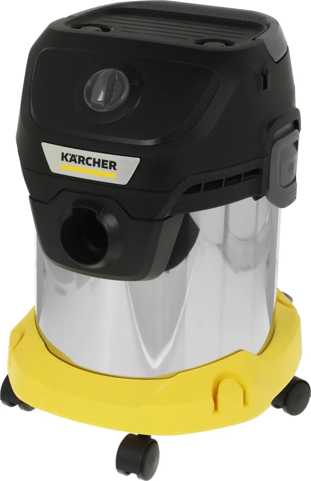 Строительный пылесос Karcher KWD 3 S V-15/4/20 AE EU 1000Вт уборка: сухая/влажная/выдув/сбор воды желтый - фото 8