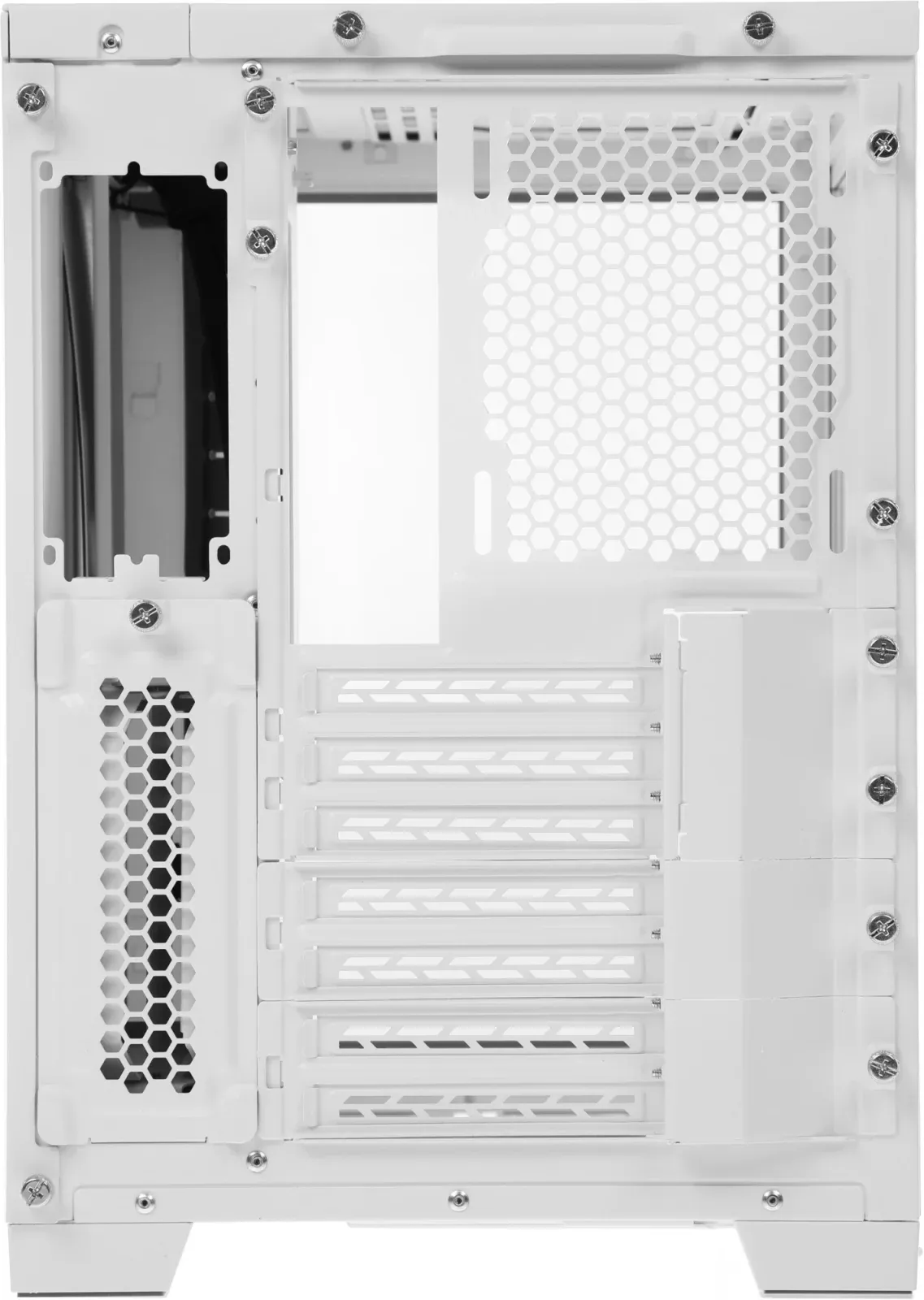 Корпус Lian-Li O11 Dynamic MINI белый без БП ATX 9x120mm 6x140mm 2xUSB3.0 audio bott PSU - фото 2