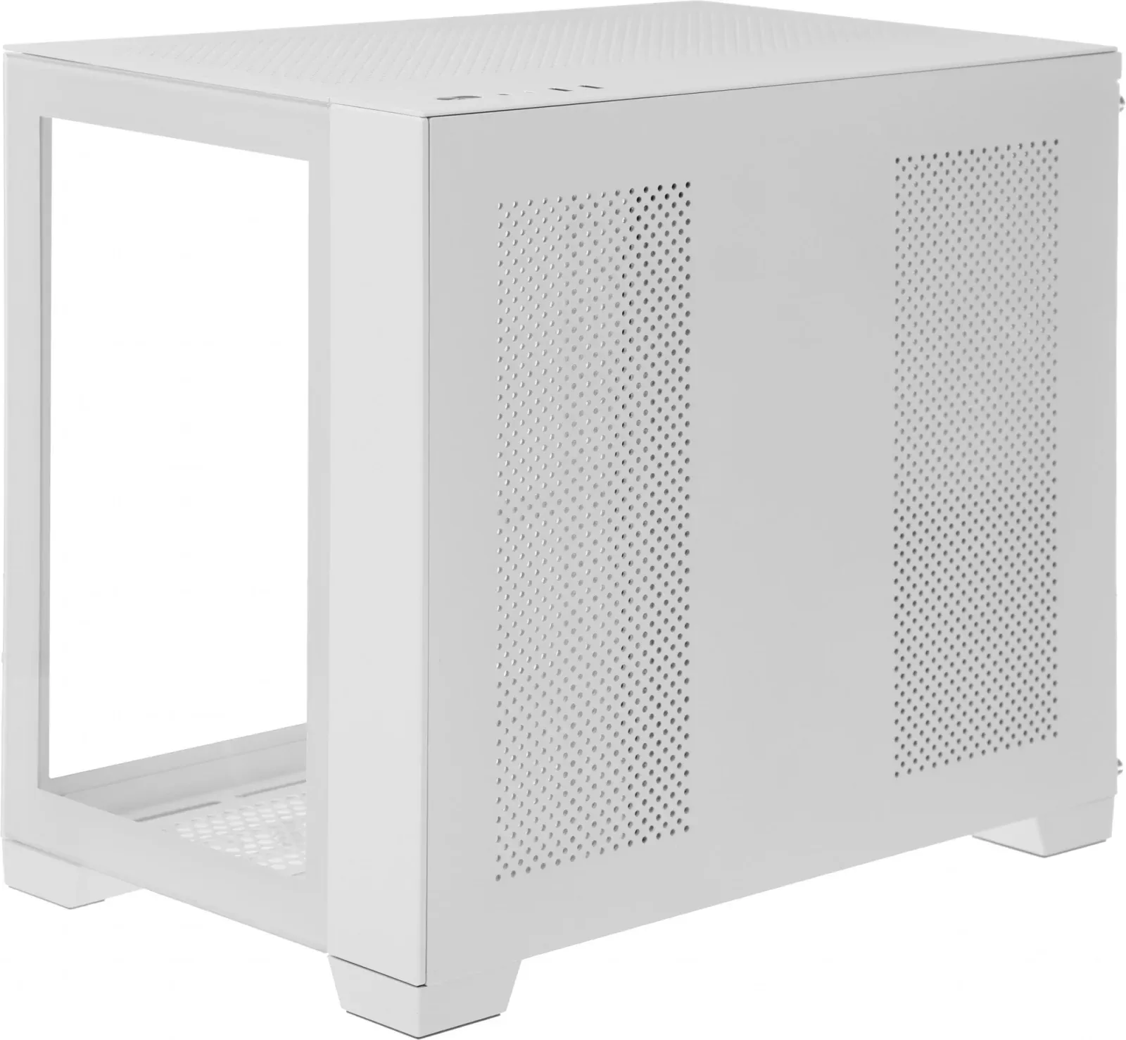 Корпус Lian-Li O11 Dynamic MINI белый без БП ATX 9x120mm 6x140mm 2xUSB3.0 audio bott PSU - фото 3
