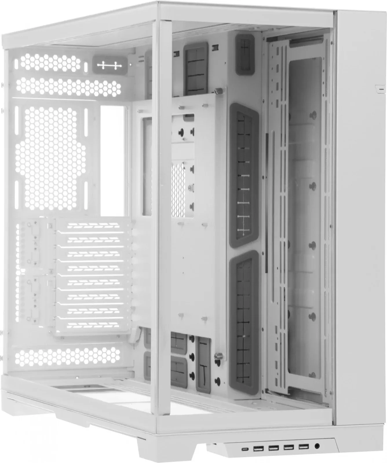 Корпус Lian-Li O11 Dynamic EVO XL белый без БП ATX 11x120mm 9x140mm 4xUSB3.0 audio - фото 5