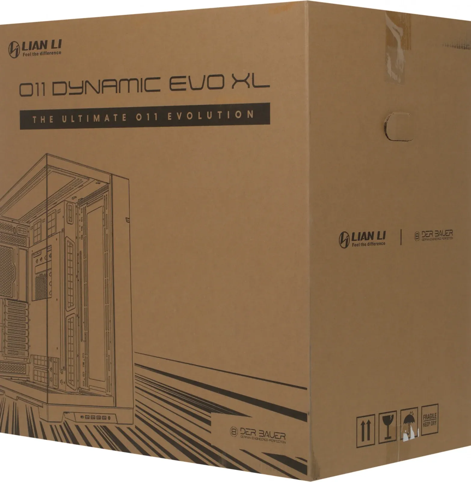 Корпус Lian-Li O11 Dynamic EVO XL белый без БП ATX 11x120mm 9x140mm 4xUSB3.0 audio - фото 7
