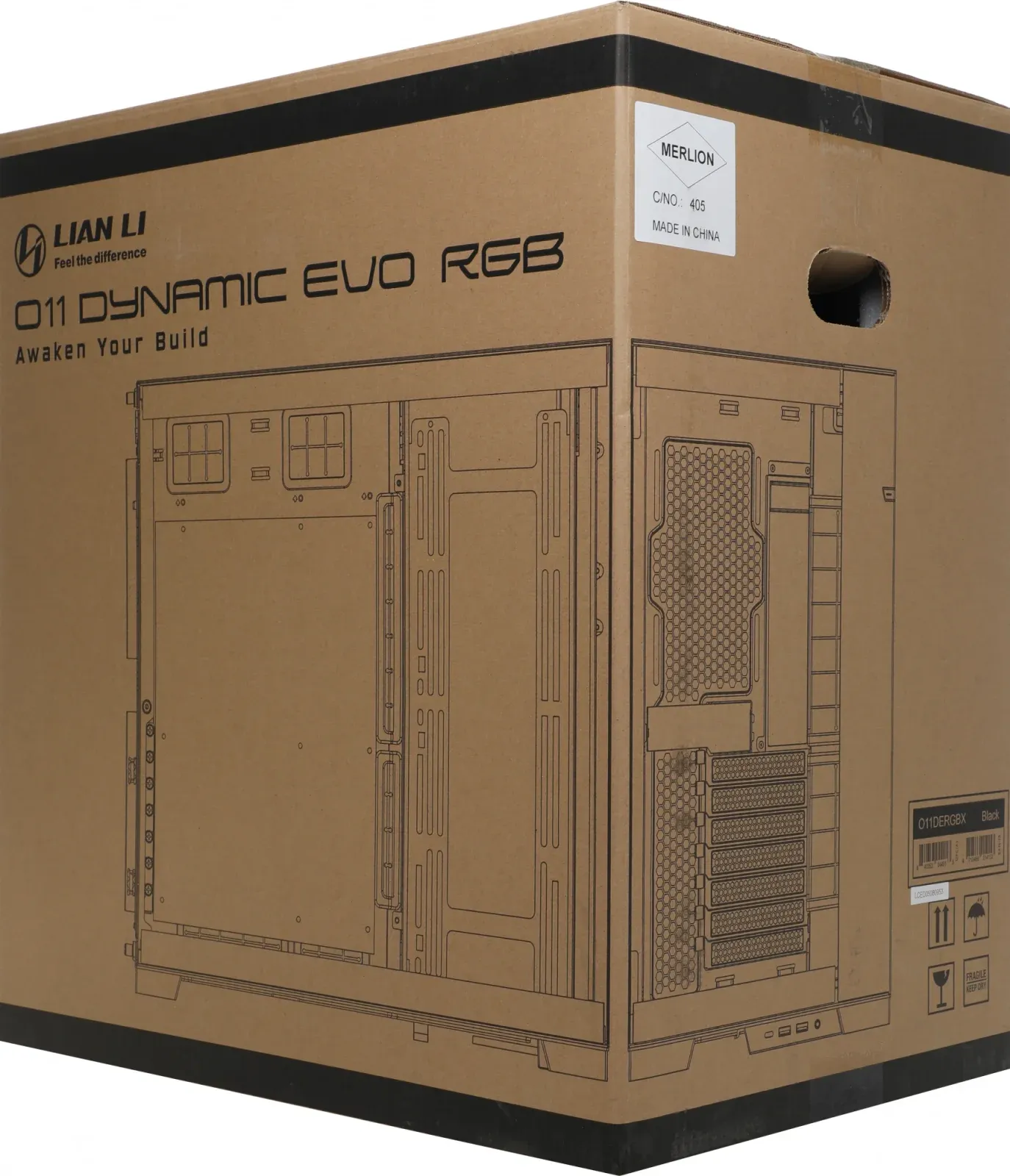 Корпус Lian-Li O11 Dynamic EVO RGB черный без БП ATX 10x120mm 9x140mm 2xUSB3.0 audio - фото 4