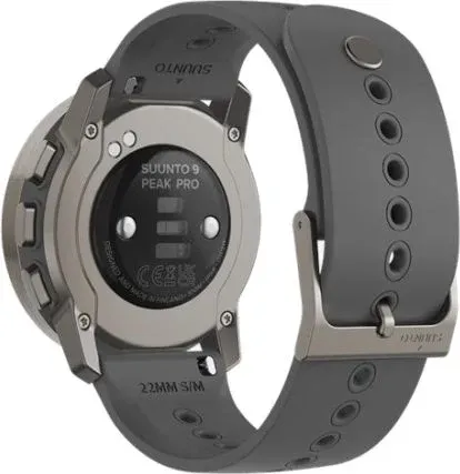 Смарт-часы Suunto 9 Peak Pro 1.2 TFT корп.серебристый Sport Band рем.темно-серый разм.брасл.:M/L SS050809000 - фото 2