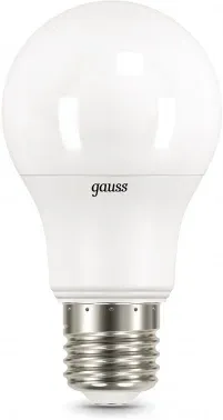 Лампа светодиодная Gauss A60 10Вт цок.:E27 груша 220B св.свеч.бел.теп. упак.:10шт 102502110-T - фото 8