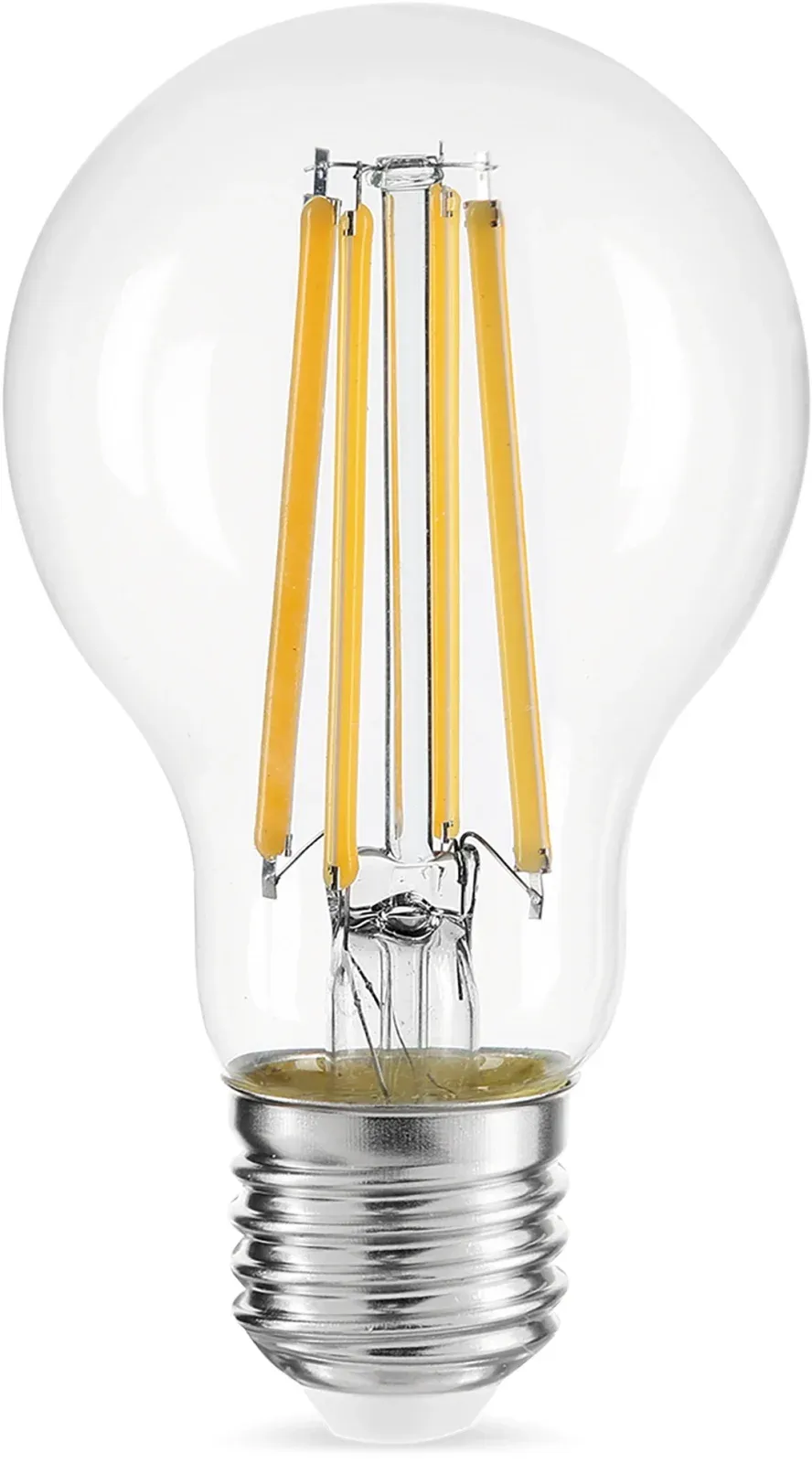 Лампа светодиодная Gauss Filament 102902215 15Вт цок.:E27 груша 220B св.свеч.бел.нейт. упак.:10шт, прозрачный - фото 2