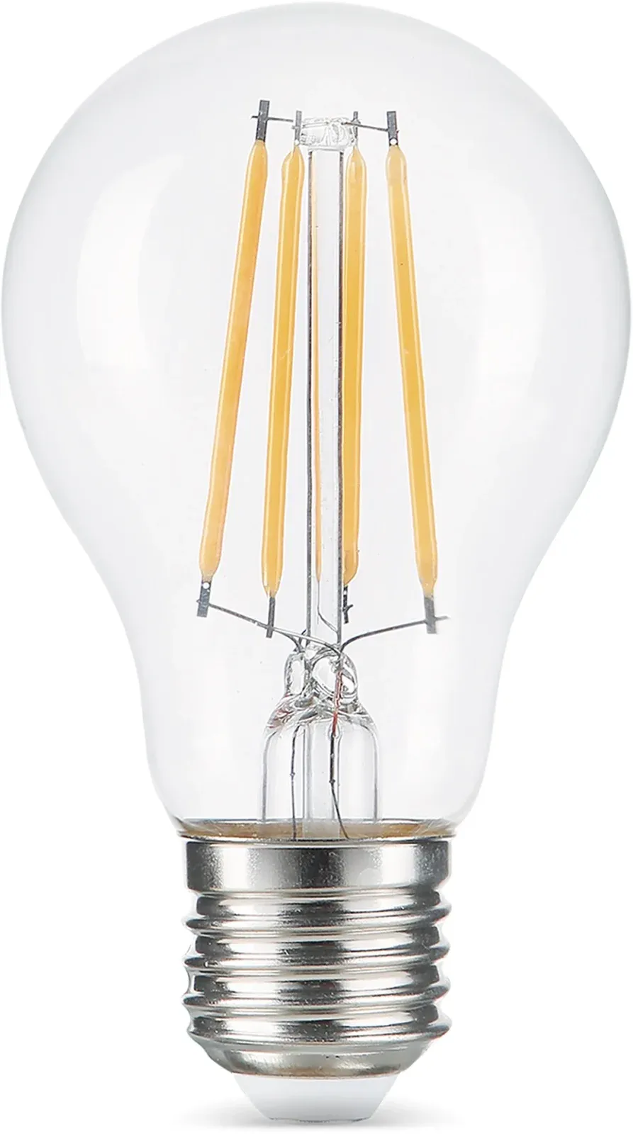 Лампа светодиодная Gauss Filament 102902112 12Вт цок.:E27 груша 185B св.свеч.бел.теп. грушевидная упак.:10шт - фото 2