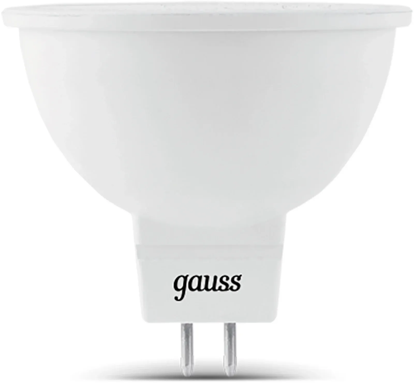 Лампа светодиодная Gauss 101505307 7Вт цок.:GU5.3 рефлек. 220B св.свеч.бел.хол. MR16 упак.:10шт - фото 2