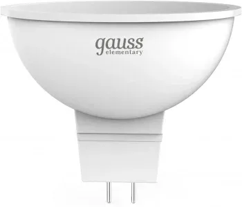 Лампа светодиодная Gauss Elementary 13521 11Вт цок.:GU5.3 софит 220B св.свеч.бел.нейт. MR16 упак.:10шт - фото 8