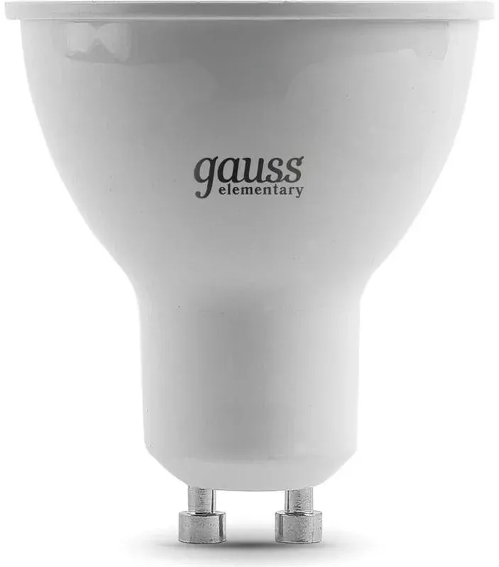 Лампа светодиодная Gauss Elementary 13631 11Вт цок.:GU10 софит 220B св.свеч.бел.хол. MR16 упак.:10шт - фото 2