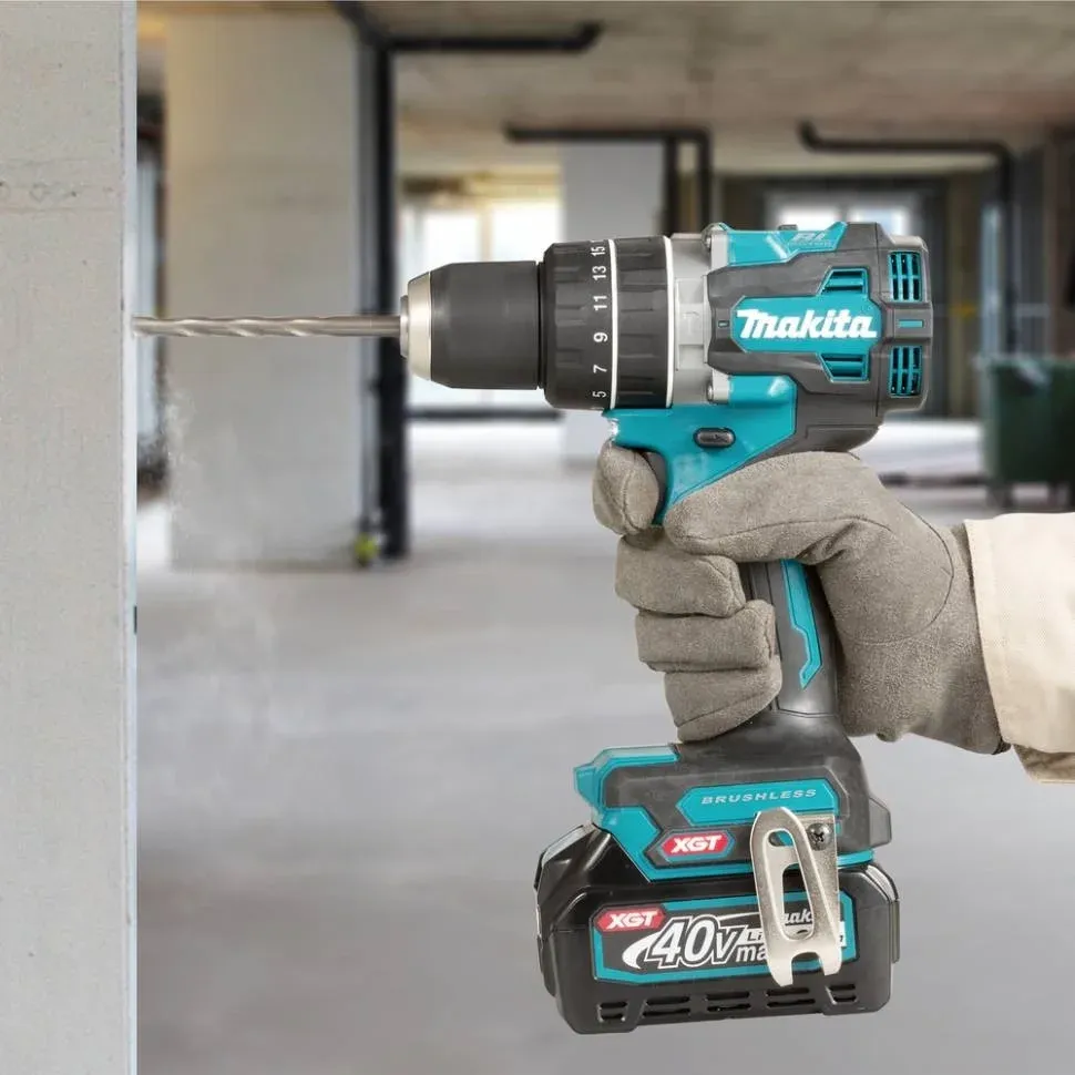 Дрель-шуруповерт Makita HP002GZ аккум. патрон:быстрозажимной кейс в комплекте - фото 6