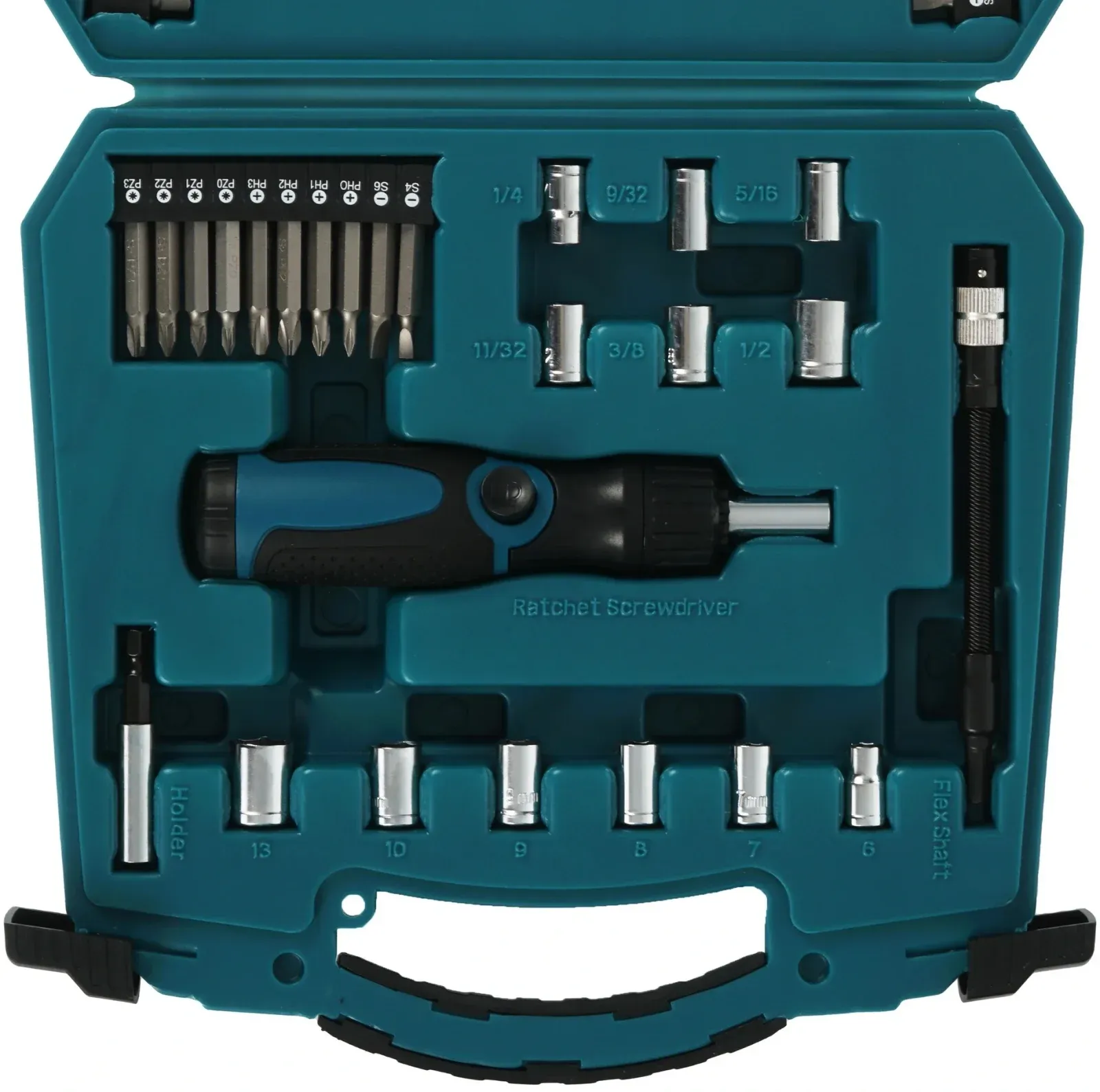 Набор инструментов Makita D-42020 65 предметов жесткий кейс - фото 4