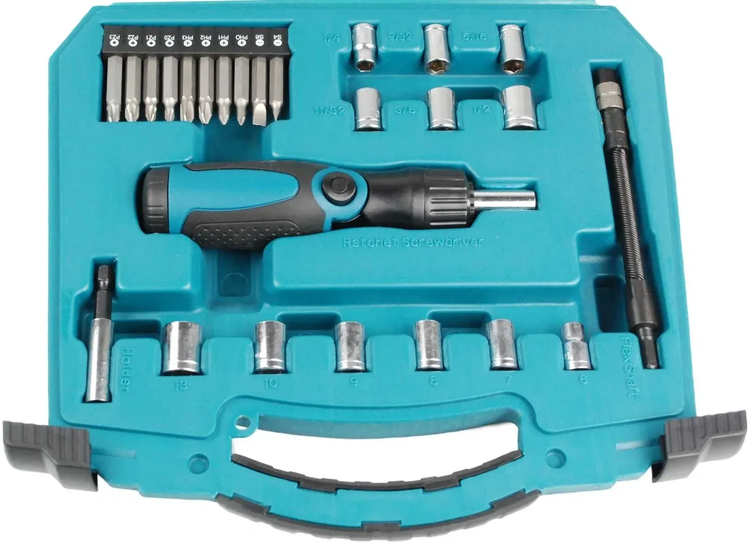 Набор инструментов Makita D-42020 65 предметов жесткий кейс - фото 8