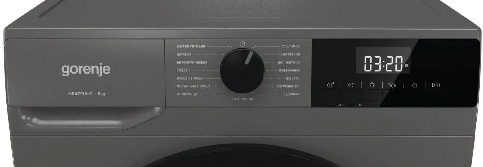 Сушильная машина Gorenje D2HNE82/C кл.энер.:A++ макс.загр.:8кг серый - фото 7