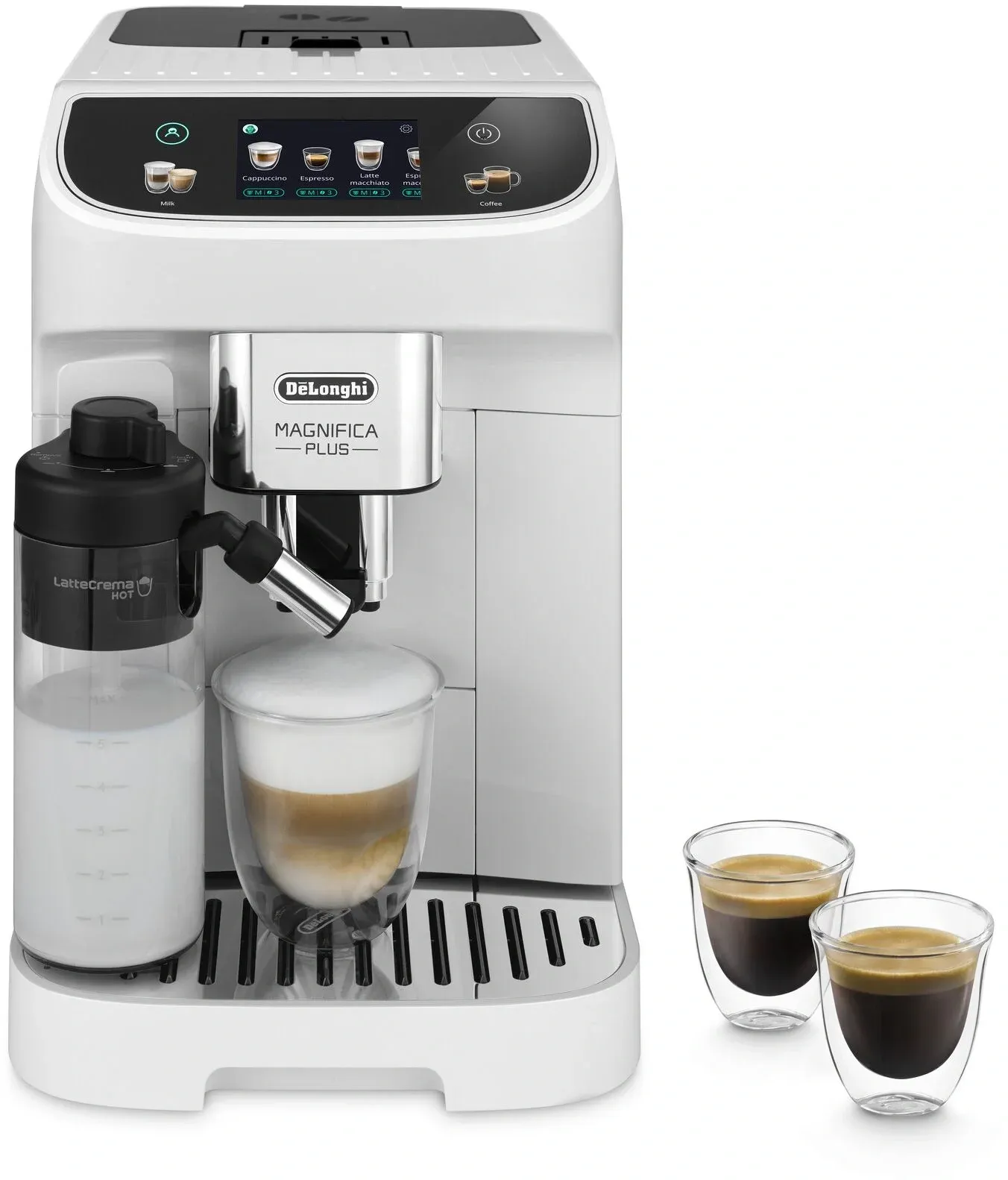 Кофемашина Delonghi Magnifica Plus ECAM320.60.W 1450Вт белый/черный - фото 4
