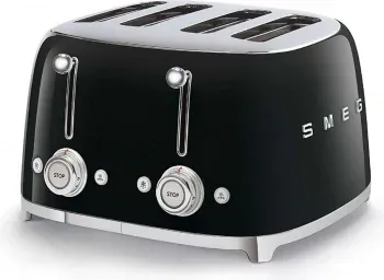 Тостер Smeg TSF03BLEU 2000Вт черный - фото 3