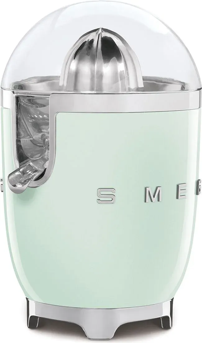 Соковыжималка цитрусовая Smeg CJF11PGEU 70Вт зеленый/серебристый - фото 2