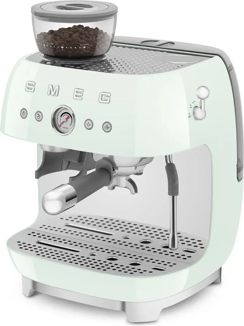 Кофемашина Smeg EGF03PGEU 1650Вт зеленый/серебристый - фото 5