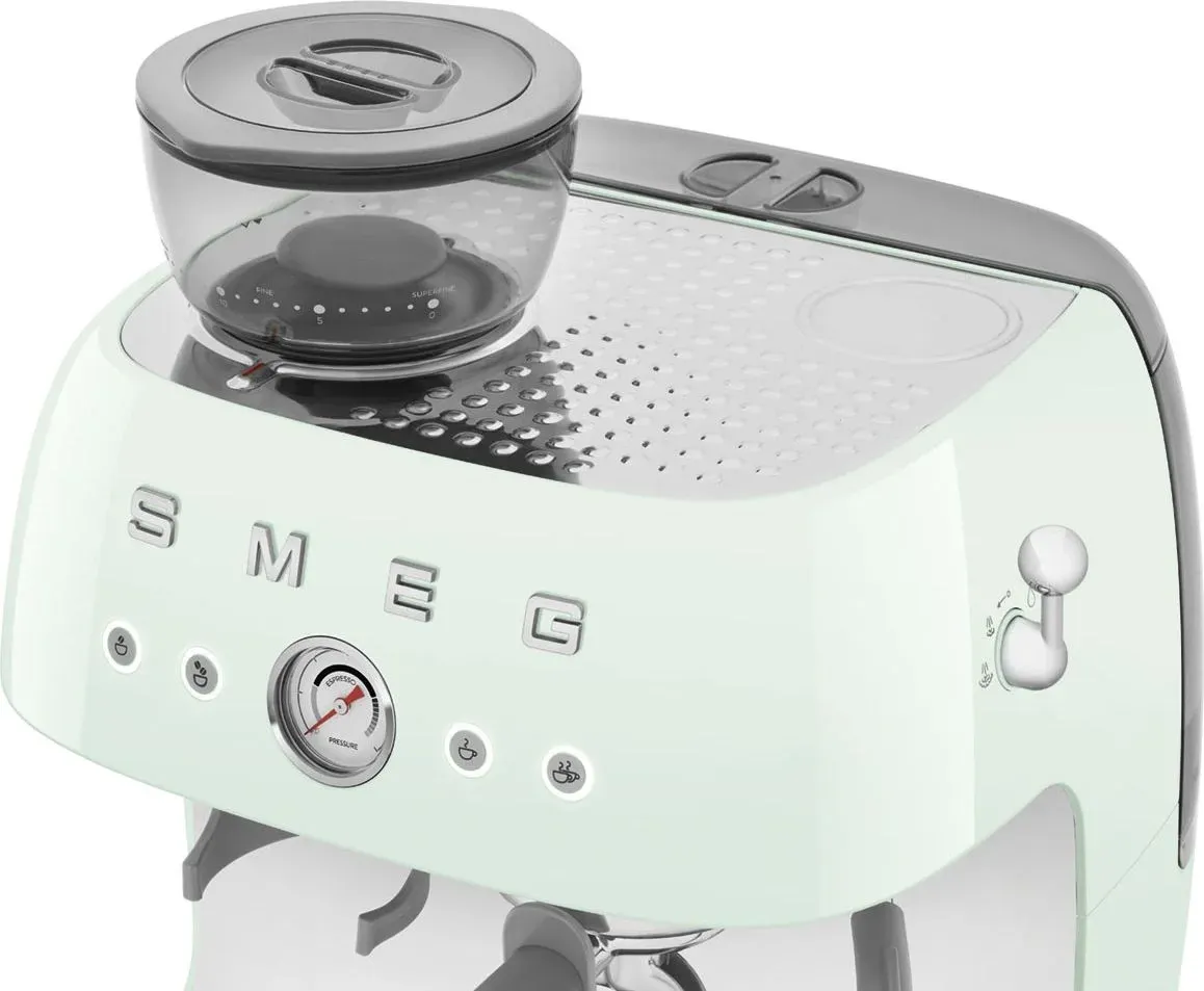 Кофемашина Smeg EGF03PGEU 1650Вт зеленый/серебристый - фото 6