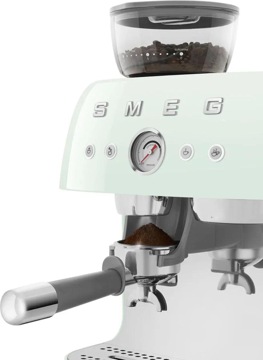 Кофемашина Smeg EGF03PGEU 1650Вт зеленый/серебристый - фото 7