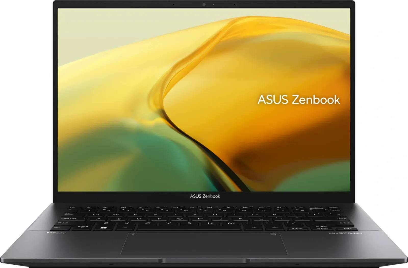 Ноутбук Asus Zenbook 14 UM3402YA-KP854 Ryzen 5 7430U 16Gb SSD512Gb AMD Radeon Graphics 14 IPS WQXGA 2560x1600 без ОС black WiFi BT Cam Bag 90NB0W95-M01KZ0 - фото 1