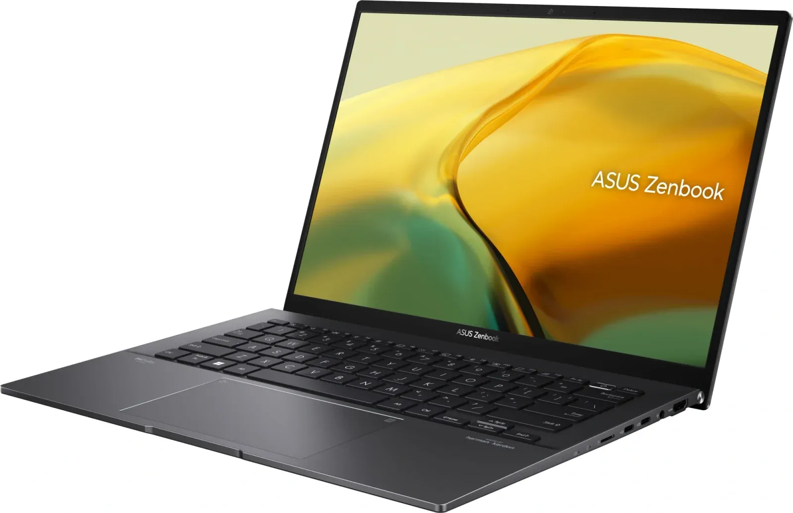 Ноутбук Asus Zenbook 14 UM3402YA-KP854 Ryzen 5 7430U 16Gb SSD512Gb AMD Radeon Graphics 14 IPS WQXGA 2560x1600 без ОС black WiFi BT Cam Bag 90NB0W95-M01KZ0 - фото 3