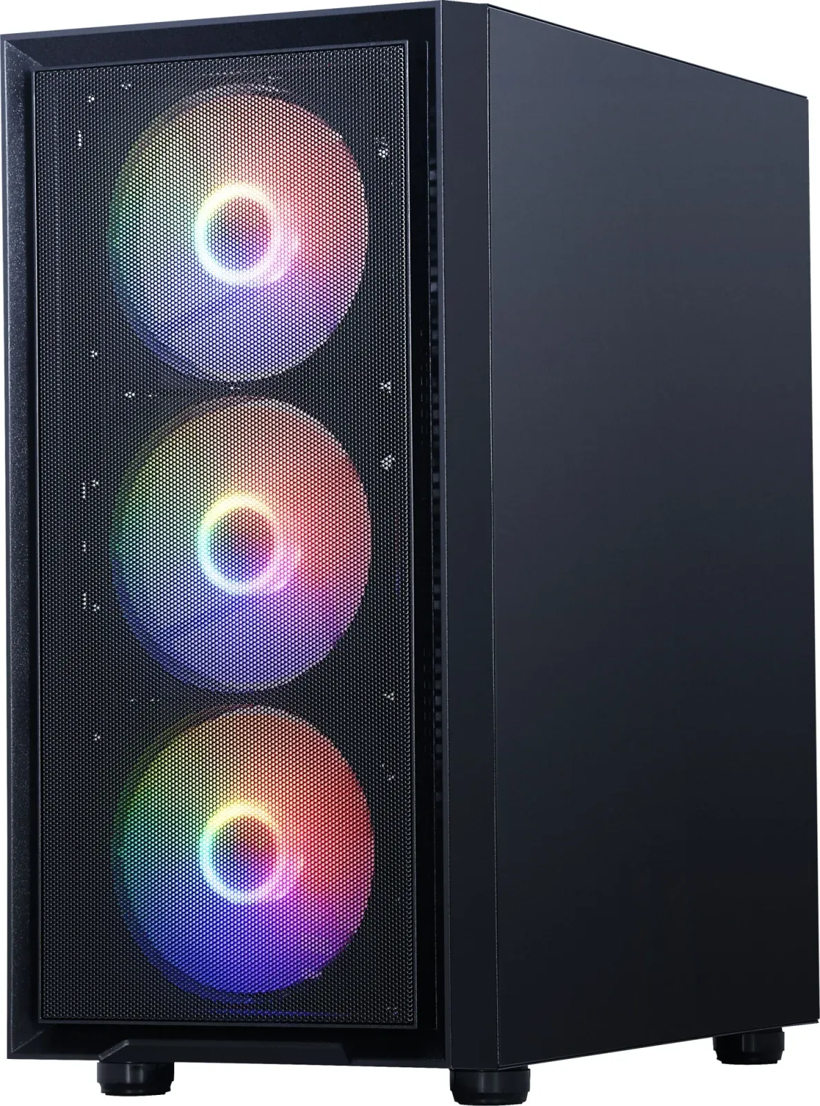 Корпус Accord M203 черный без БП mATX 2xUSB2.0 1xUSB3.0 audio bott PSU - фото 2