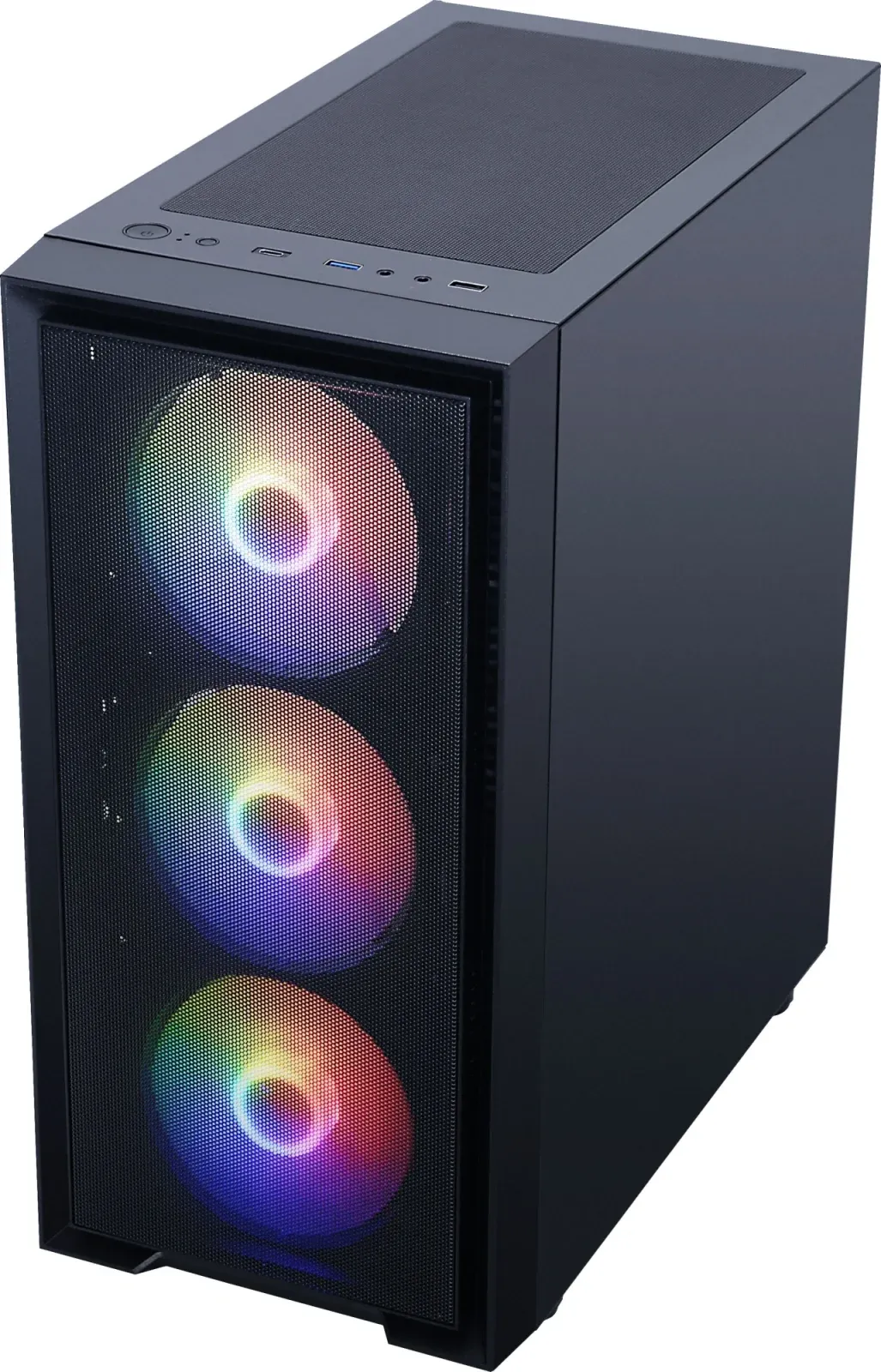 Корпус Accord M203 черный без БП mATX 2xUSB2.0 1xUSB3.0 audio bott PSU - фото 4