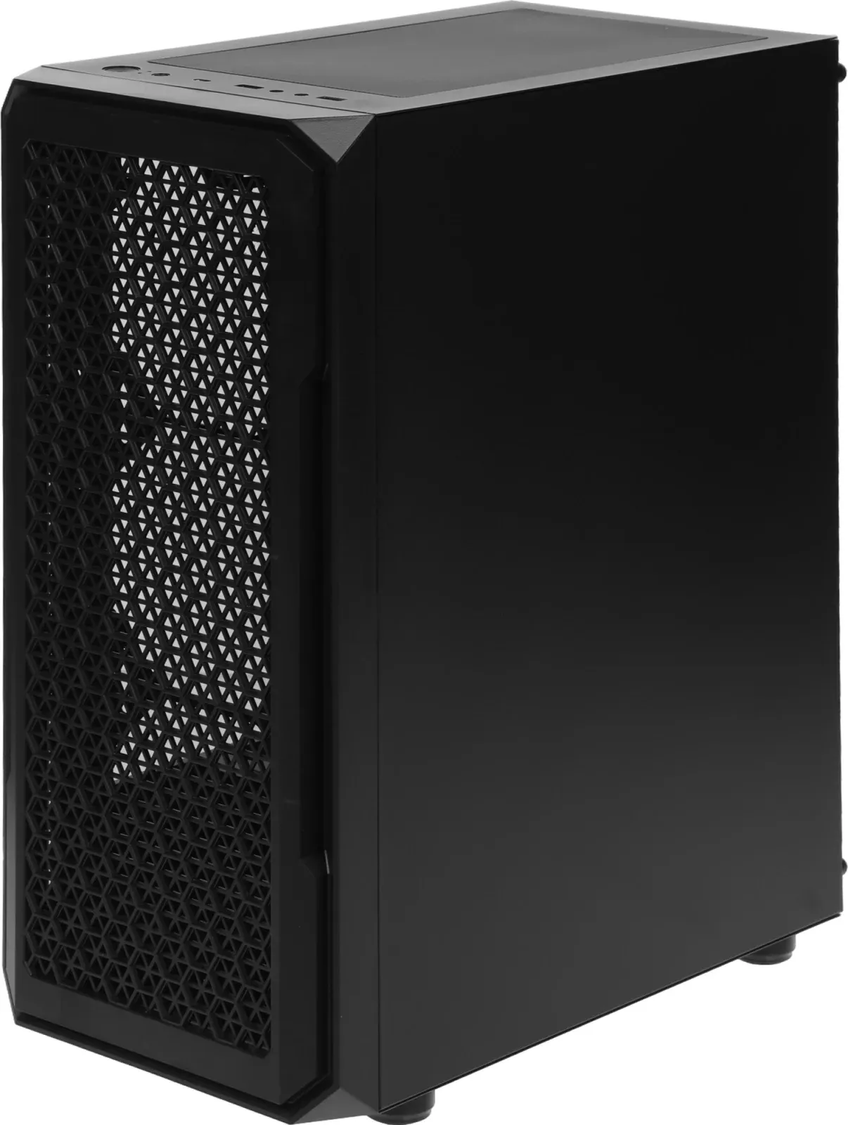 Корпус Accord 3338 черный без БП ATX 6x120mm 1xUSB2.0 1xUSB3.0 audio bott PSU - фото 4