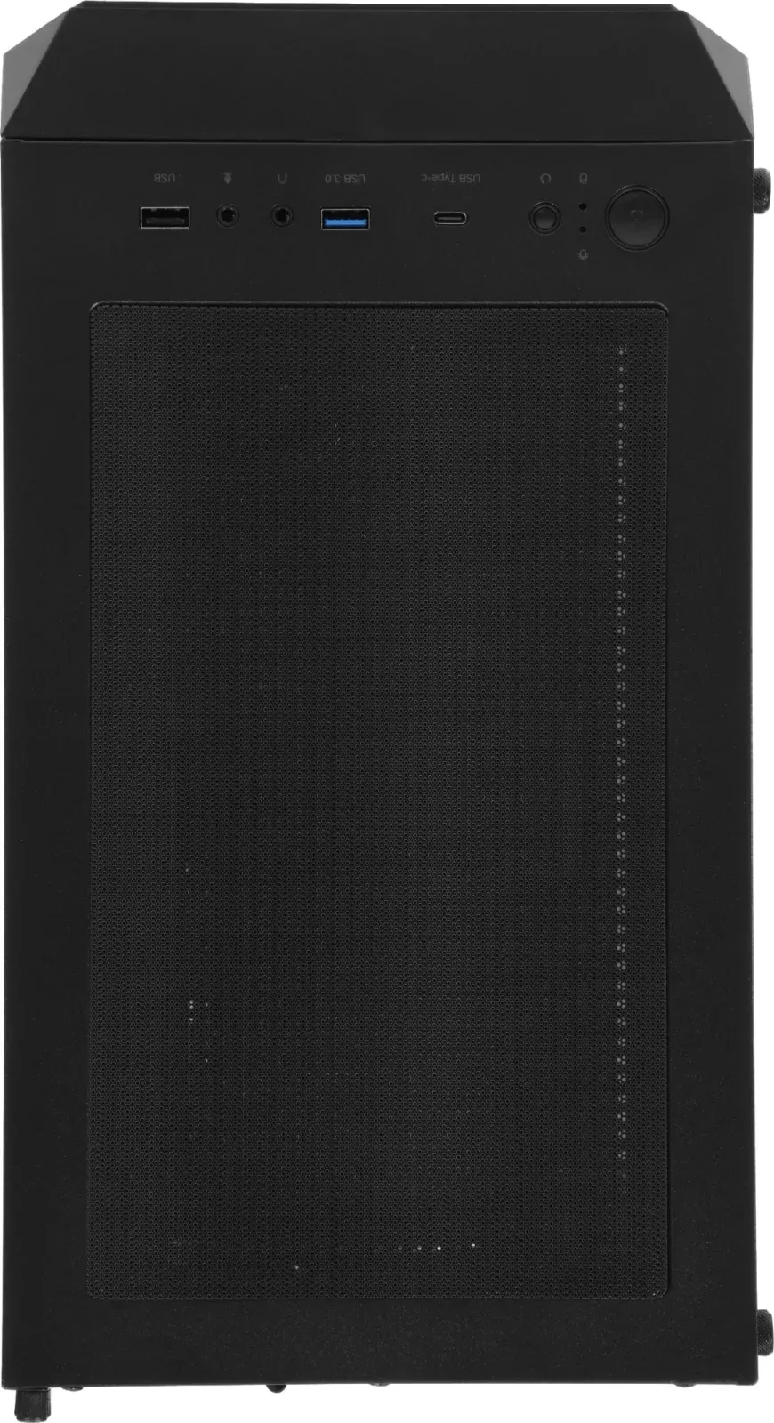 Корпус Accord 3338 черный без БП ATX 6x120mm 1xUSB2.0 1xUSB3.0 audio bott PSU - фото 5