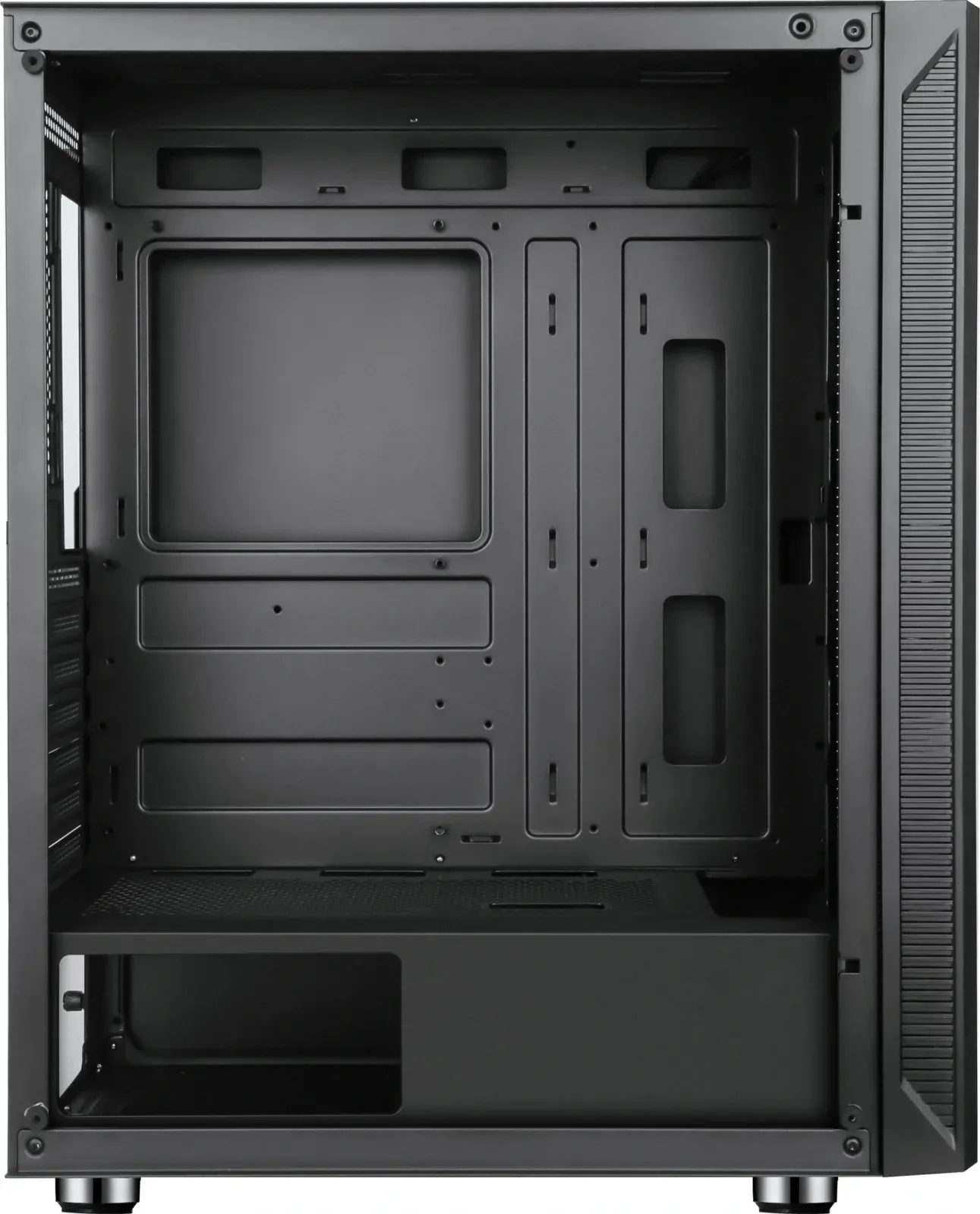Корпус Accord 3501 черный без БП ATX 8x120mm 5x140mm 2x200mm 2xUSB2.0 1xUSB3.0 audio bott PSU - фото 3