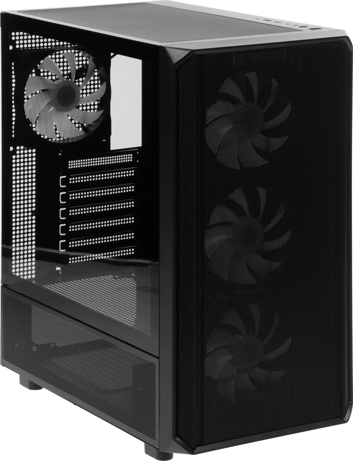 Корпус Accord 3602 черный без БП ATX 4x120mm 6x140mm 3x200mm 2xUSB3.0 audio bott PSU - фото 7