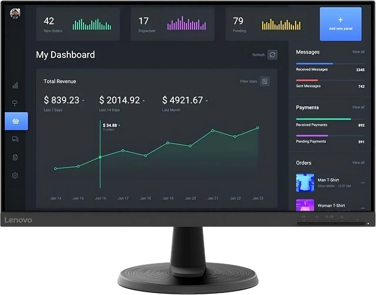 Мониторы ЖК LENOVO C24-40 - фото 3