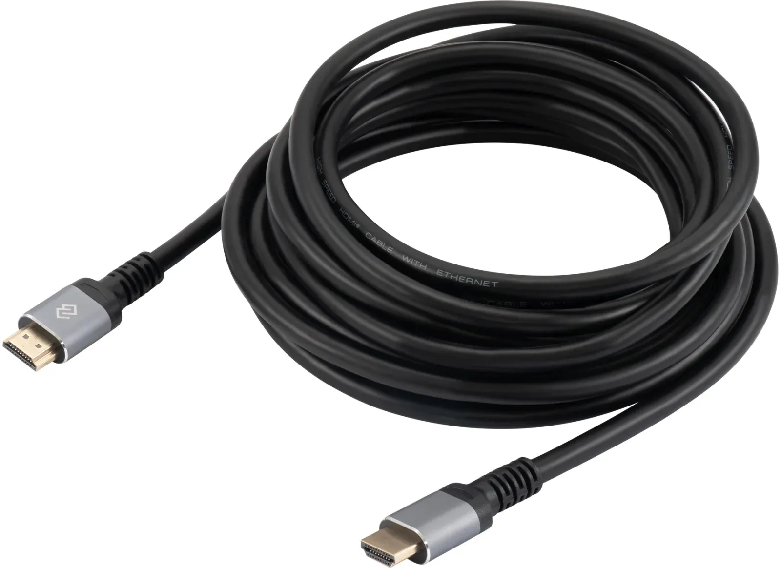 Кабель аудио-видео Digma D-HDMI-V2.0-2M HDMI m/HDMI m 2м. позолоч.конт. черный - фото 8