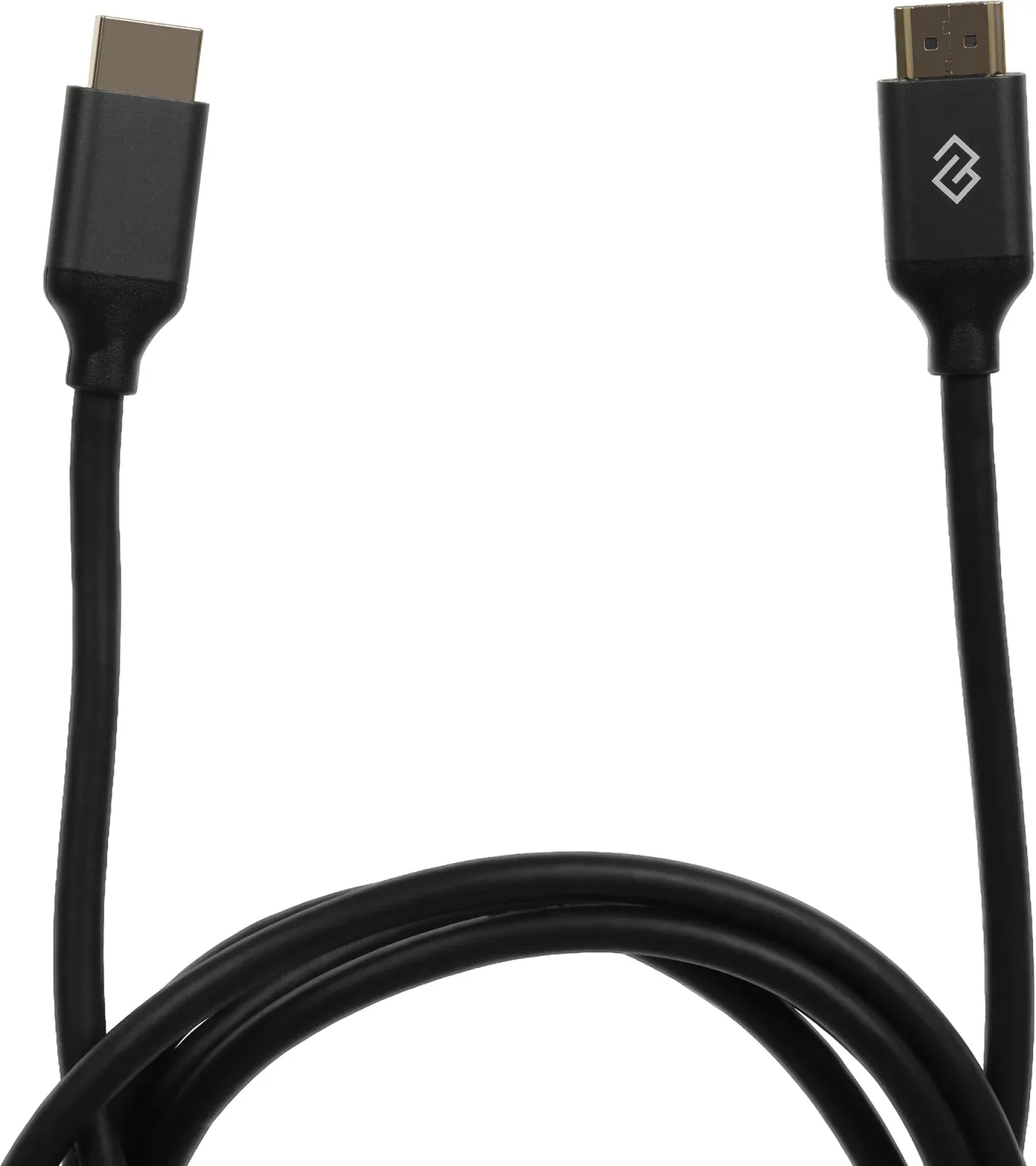 Кабель аудио-видео Digma HDMI m/HDMI m 2м. феррит.кольца позолоч.конт. черный D-HDMI-V2.1-2M - фото 3
