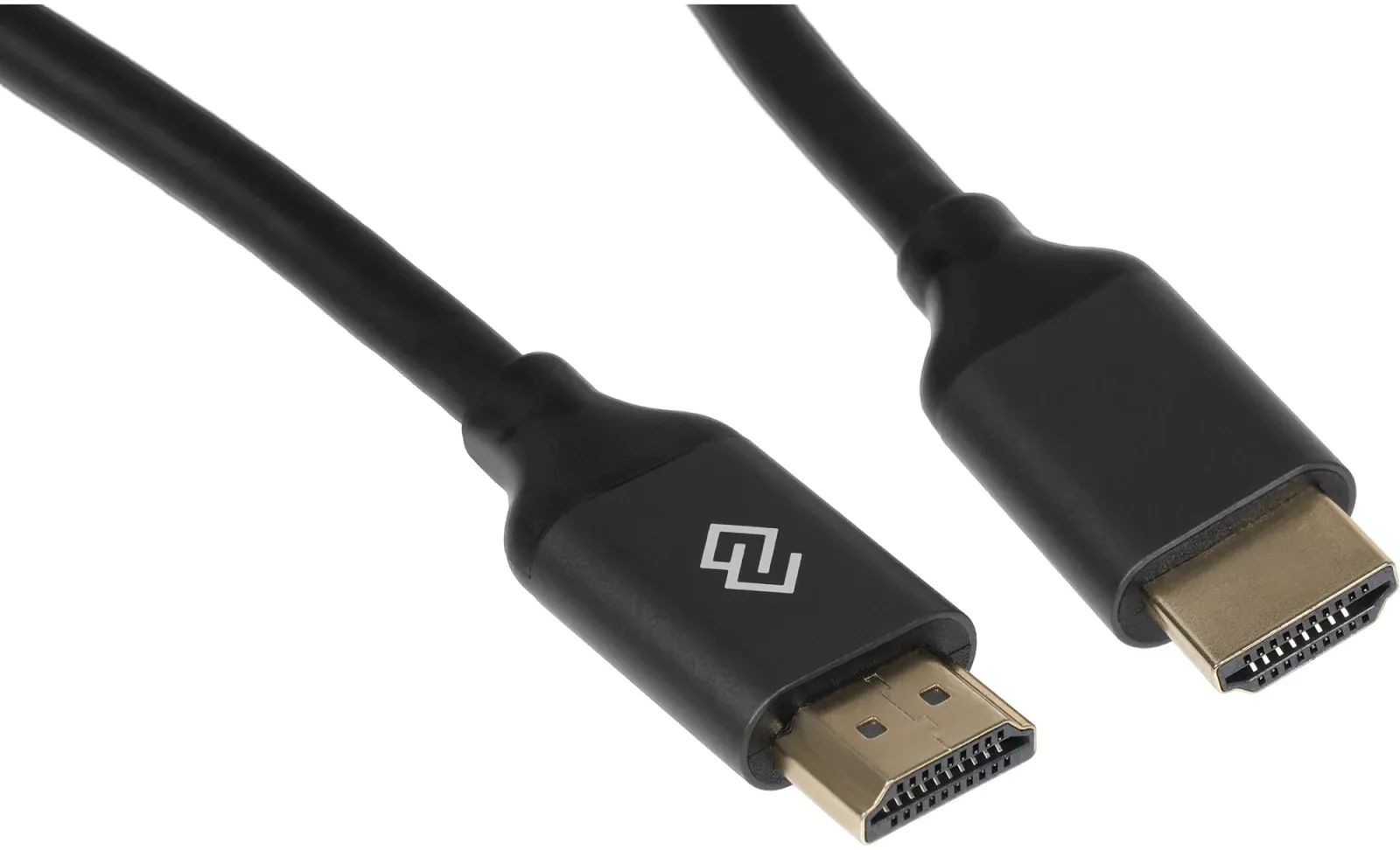 Кабель аудио-видео Digma HDMI m/HDMI m 2м. феррит.кольца позолоч.конт. черный D-HDMI-V2.1-2M - фото 5