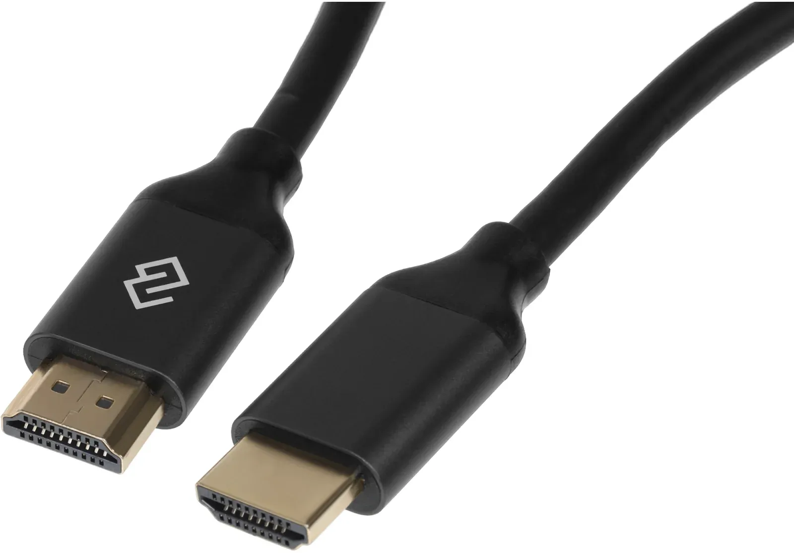 Кабель аудио-видео Digma HDMI m/HDMI m 2м. феррит.кольца позолоч.конт. черный D-HDMI-V2.1-2M - фото 6